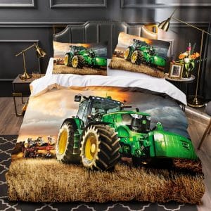 Farming Simulator Tractor Bedding Set Single Double King Duvet Cover