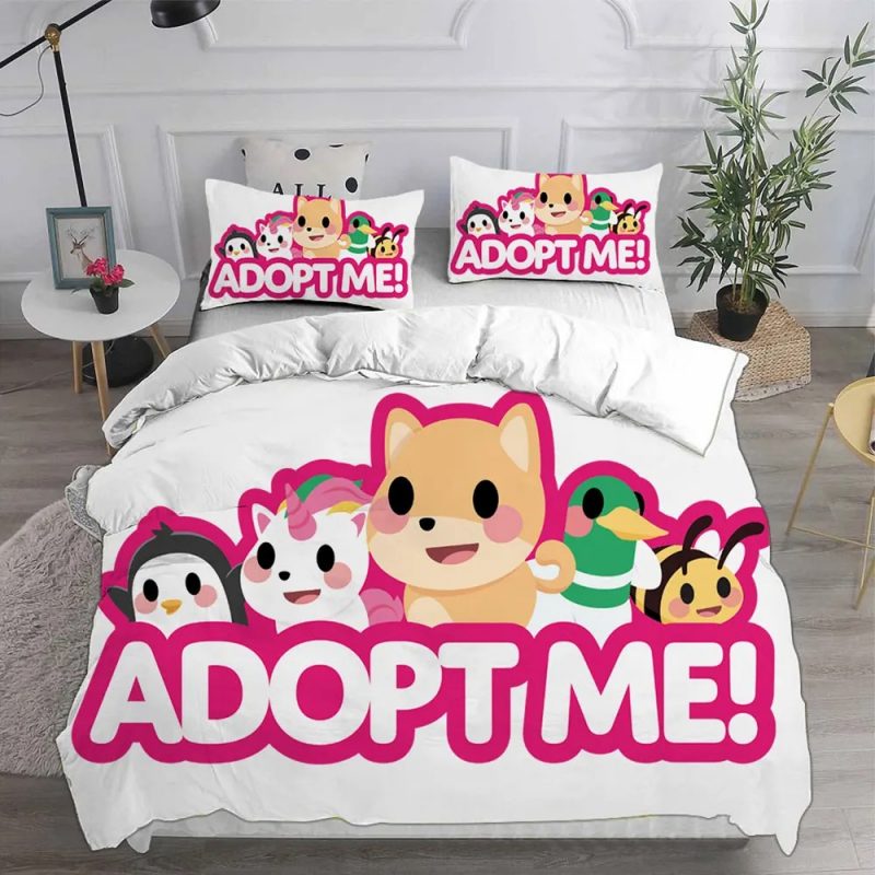Adopt Me! Bedding Set Single Double King Duvet Cover Quilt Cover