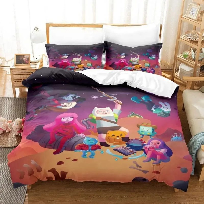 Adventure Time Bedding Set Single Double King Duvet Cover Quilt Cover