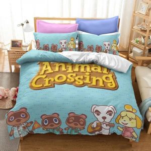 Animal Crossing Bedding Set Single Double King Duvet Cover Quilt Cover