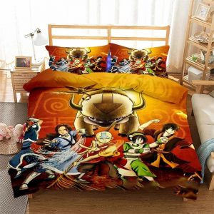 Avatar The Last Airbender Bedding Set Single Double King Duvet Cover Quilt Cover