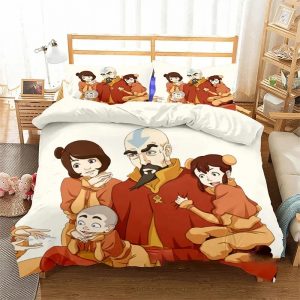 Avatar The Last Airbender Bedding Set Single Double King Duvet Cover Quilt Cover
