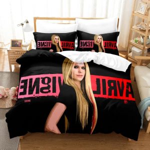 Avril Lavigne Bedding Set Single Double King Duvet Cover Quilt Cover