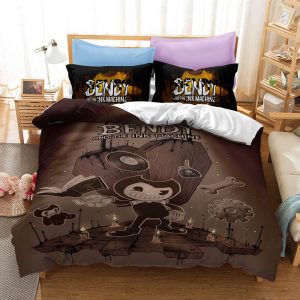 Bendy And The Ink Machine Bedding Set Single Double King Duvet Cover Quilt Cover