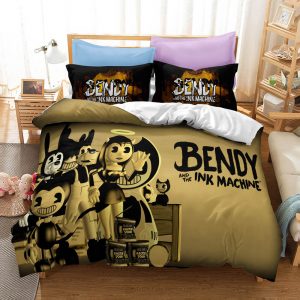 Bendy And The Ink Machine Bedding Set Single Double King Duvet Cover Quilt Cover