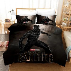 Black Panther Bedding Set Single Double King Duvet Cover Quilt Cover