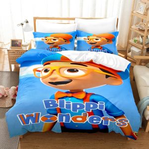 Blippi Bedding Set Single Double King Duvet Cover Quilt Cover
