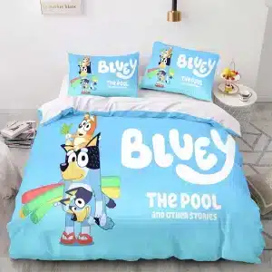 Bluey Bedding Set Single Double King Duvet Cover Quilt Cover