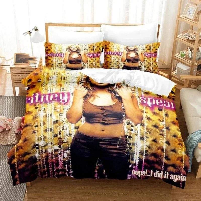 Britney Spears Bedding Set Single Double King Duvet Cover Quilt Cover
