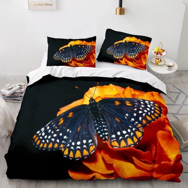 Butterfly Bedding Set Single Double King Duvet Cover Quilt Cover
