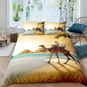 Camel Bedding Set Single Double King Duvet Cover Quilt Cover