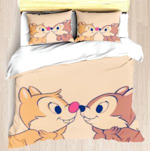 Chip N Dale Bedding Set Single Double King Duvet Cover Quilt Cover