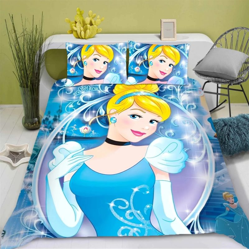 Cinderella Bedding Set Single Double King Duvet Cover Quilt Cover