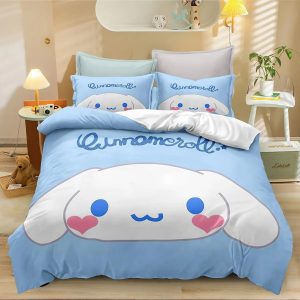 Cinnamoroll Bedding Set Single Double King Duvet Cover Quilt Cover
