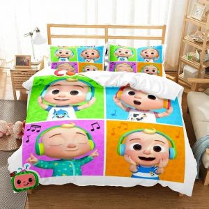 Cocomelon Bedding Set Single Double King Duvet Cover Quilt Cover
