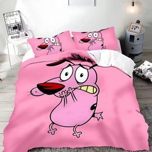Courage the Cowardly Dog Bedding Set Single Double King Duvet Cover Quilt Cover