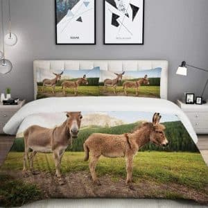 Donkey Bedding Set Single Double King Duvet Cover Quilt Cover