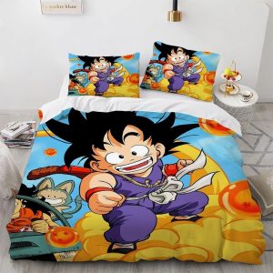 Dragon Ball Bedding Set Single Double King Duvet Cover Quilt Cover