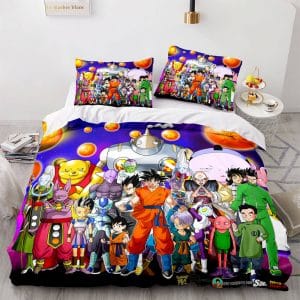 Dragon Ball Bedding Set Single Double King Duvet Cover Quilt Cover