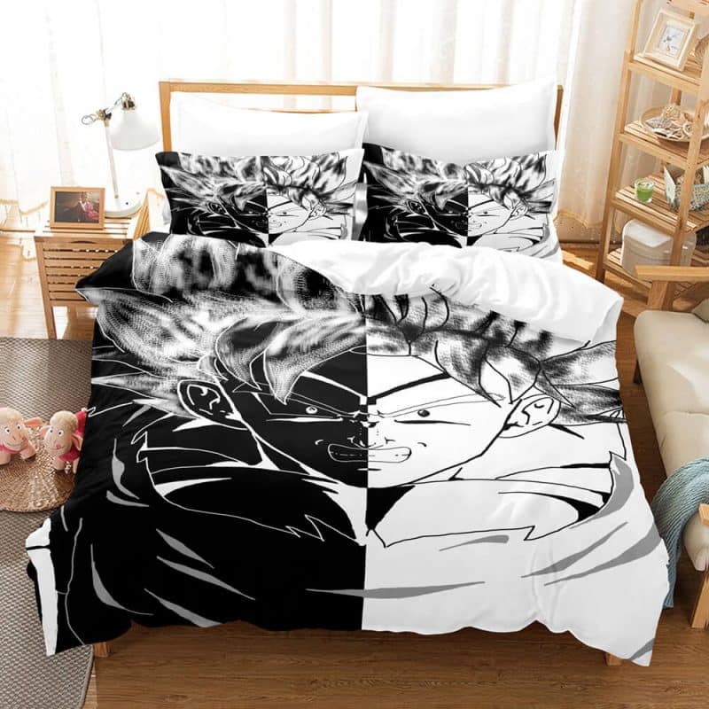 Dragon Ball Son Goku Bedding Set Single Double King Duvet Cover Quilt Cover