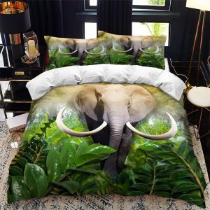 Elephant Bedding Set Single Double King Duvet Cover Quilt Cover
