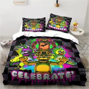 FNAF Bedding Set Single Double King Duvet Cover Quilt Cover