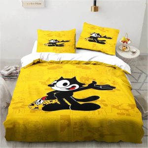 Felix the Cat Bedding Set Single Double King Duvet Cover Quilt Cover