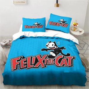 Felix the Cat Bedding Set Single Double King Duvet Cover Quilt Cover