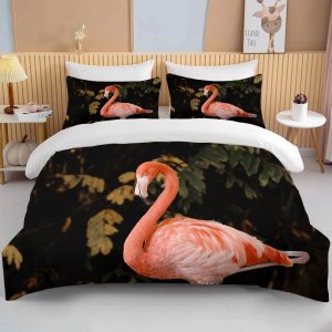 Flamingos Bedding Set Single Double King Duvet Cover Quilt Cover