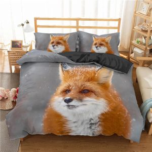 Fox Bedding Set Single Double King Duvet Cover Quilt Cover