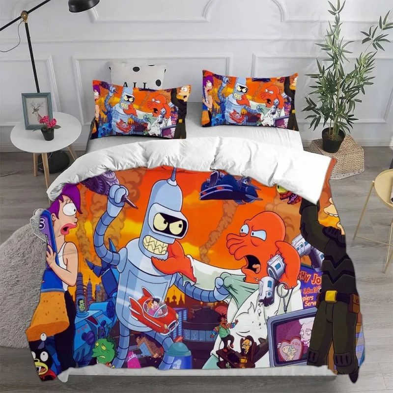 Futurama Bedding Set Single Double King Duvet Cover Quilt Cover