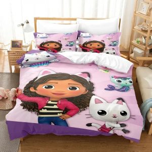 Gabby's Dollhouse Bedding Set Single Double King Duvet Cover Quilt Cover