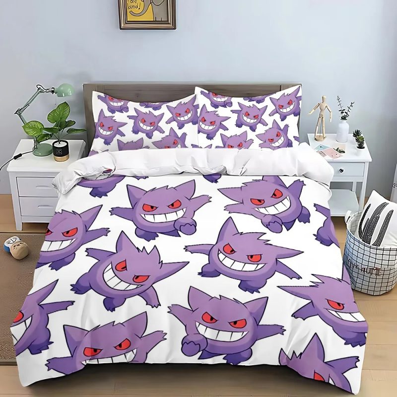 Gengar Bedding Set Single Double King Duvet Cover Quilt Cover