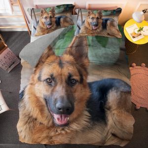 German Shepherd Bedding Set Single Double King Duvet Cover Quilt Cover