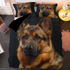 German Shepherd Bedding Set Single Double King Duvet Cover Quilt Cover