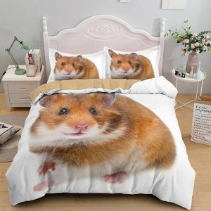 Hamster Bedding Set Single Double King Duvet Cover Quilt Cover