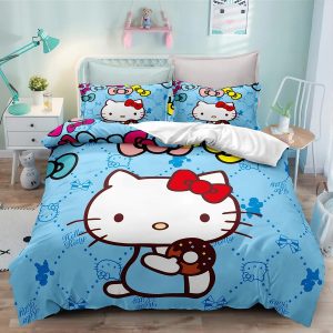 Hello Kitty Bedding Set Single Double King Duvet Cover Quilt Cover