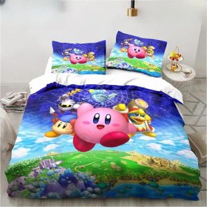 Kirby Bedding Set Single Double King Duvet Cover Quilt Cover