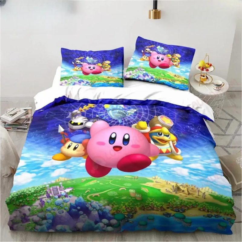Kirby Bedding Set Single Double King Duvet Cover Quilt Cover