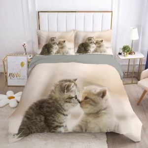 Kitten Bedding Set Single Double King Duvet Cover Quilt Cover