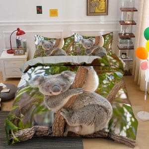 Koala Bedding Set Single Double King Duvet Cover Quilt Cover