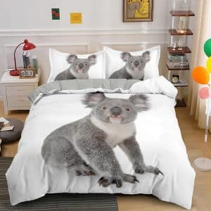 Koala Bedding Set Single Double King Duvet Cover Quilt Cover
