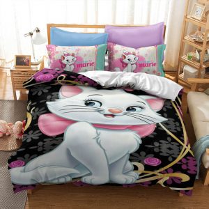 Marie Cat Bedding Set Single Double King Duvet Cover Quilt Cover