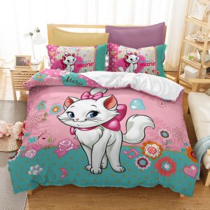 Marie Cat Bedding Set Single Double King Duvet Cover Quilt Cover