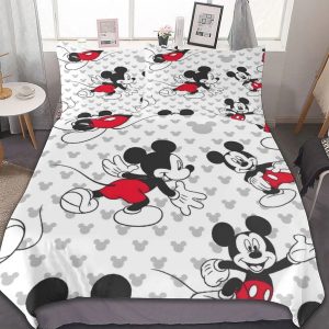 Mickey Mouse Bedding Set Single Double King Duvet Cover Quilt Cover #1