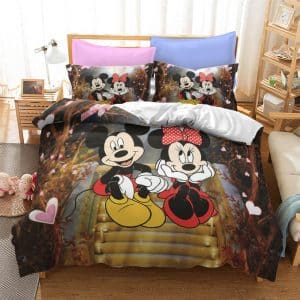 Mickey Mouse Bedding Set Single Double King Duvet Cover Quilt Cover