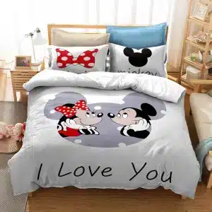 Mickey Mouse Bedding Set Single Double King Duvet Cover Quilt Cover
