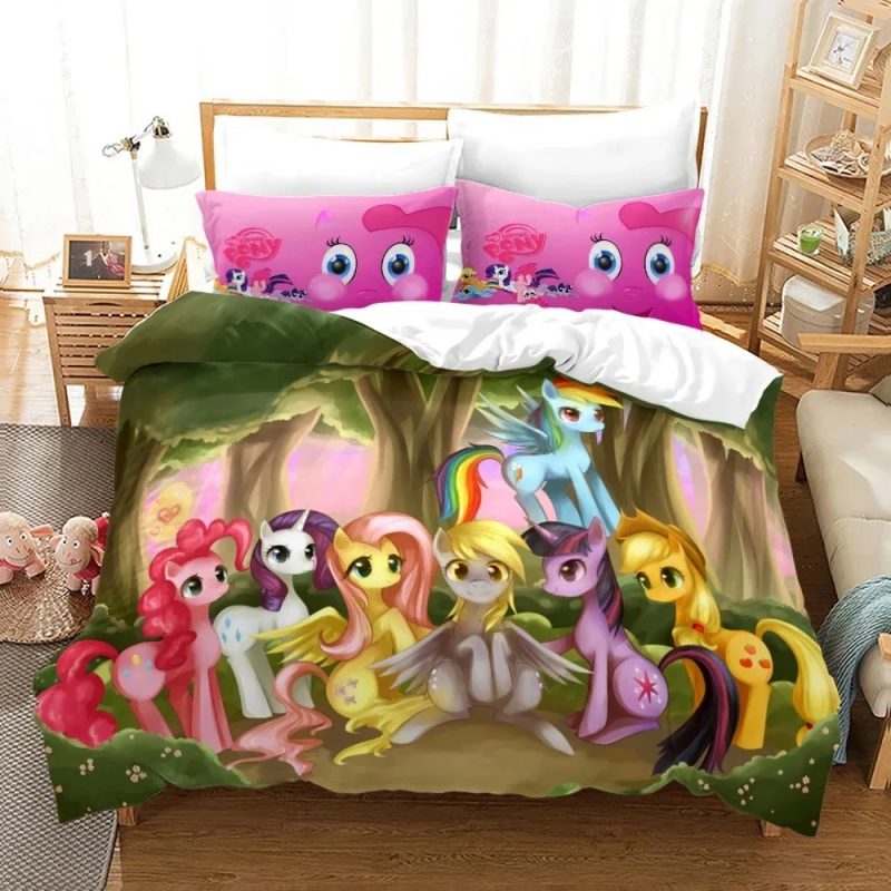 My Little Pony Bedding Set Single Double King Duvet Cover Quilt Cover
