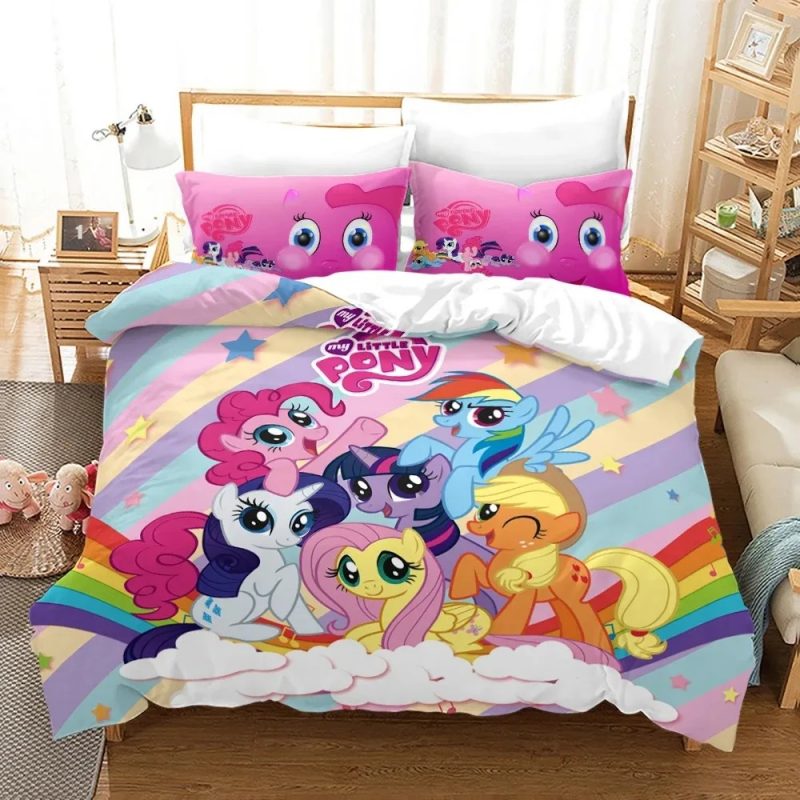 My Little Pony Bedding Set Single Double King Duvet Cover Quilt Cover