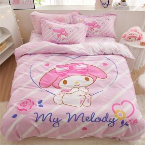 My Melody Bedding Set Single Double King Duvet Cover Quilt Cover
